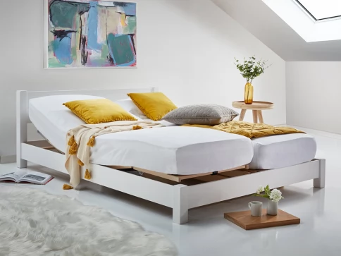 Low Oriental Motorised Adjustable Bed Adjustable Beds Wooden Bed